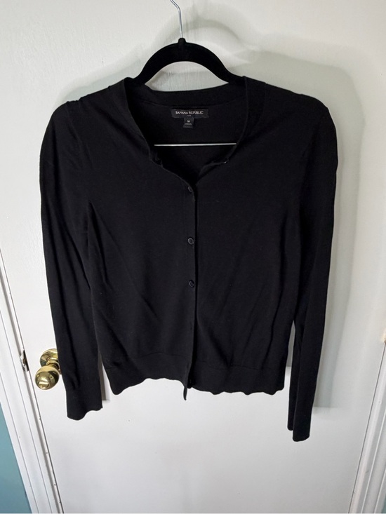 Banana Republic Sweaters - Banana Republic Black Button-Up Cardigan size medium